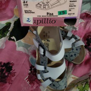 Papillio Pisa Gray White Sandals EU 37